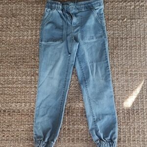 SO Women's Denim Blue Jogger Jeggings